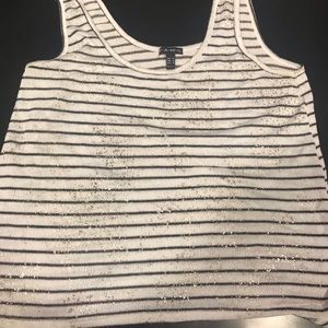 Fang striped sweater tank